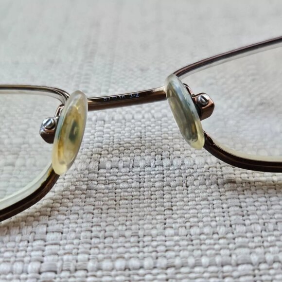 Liz Claiborne Women Glasses Frame Blue Bronze Tone Eyeglasses L392 ORX3 - Picture 9 of 12